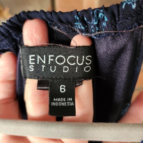 Enfocu Boho Colorful Maxi Spaghetti Dress. SIZE 6 - Picture 6 of 13